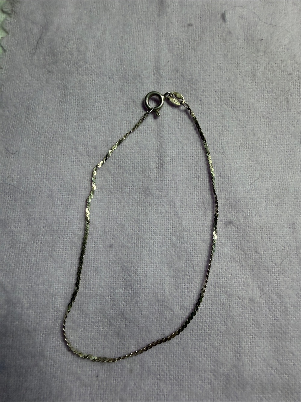 Vintage 0.9 Grams stamped 925 Bracelet 7.5” - Picture 3 of 4